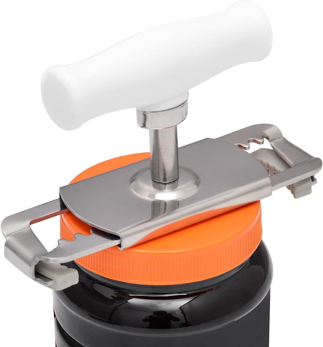 Kichwit Jar Opener for Arthritis, Stainless Steel | Jar Lid Opener for Small and Medium Jar Lids