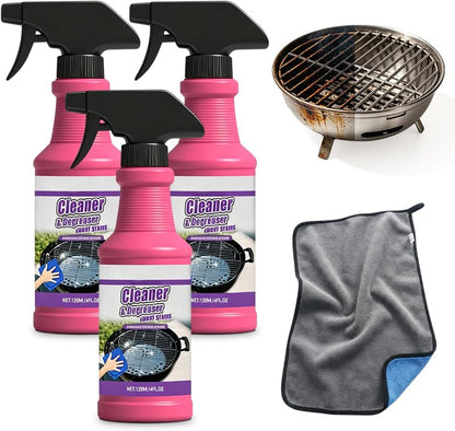JUDUNA Fast-Acting Heavy-Duty Grill Degreaser Spray, 2026 New Multi Functional Grease Remover for Outdoor Grill, BBQ Grill Cleaner for Burnt Food & Grease (1 Piece)