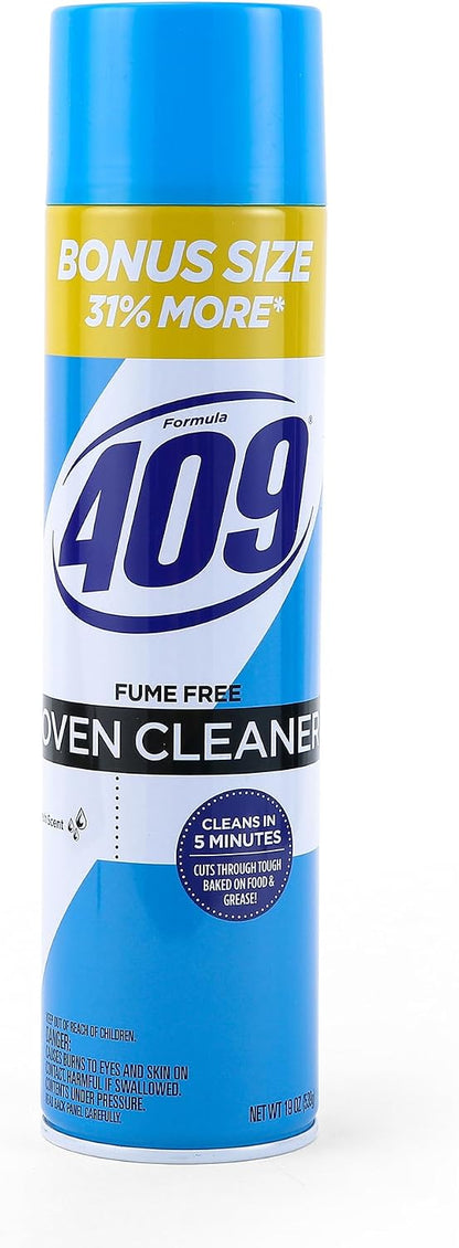 Formula 409 Heavy Duty Oven and Grill Cleaner Spray, Lemon Scent, 14.5 Oz