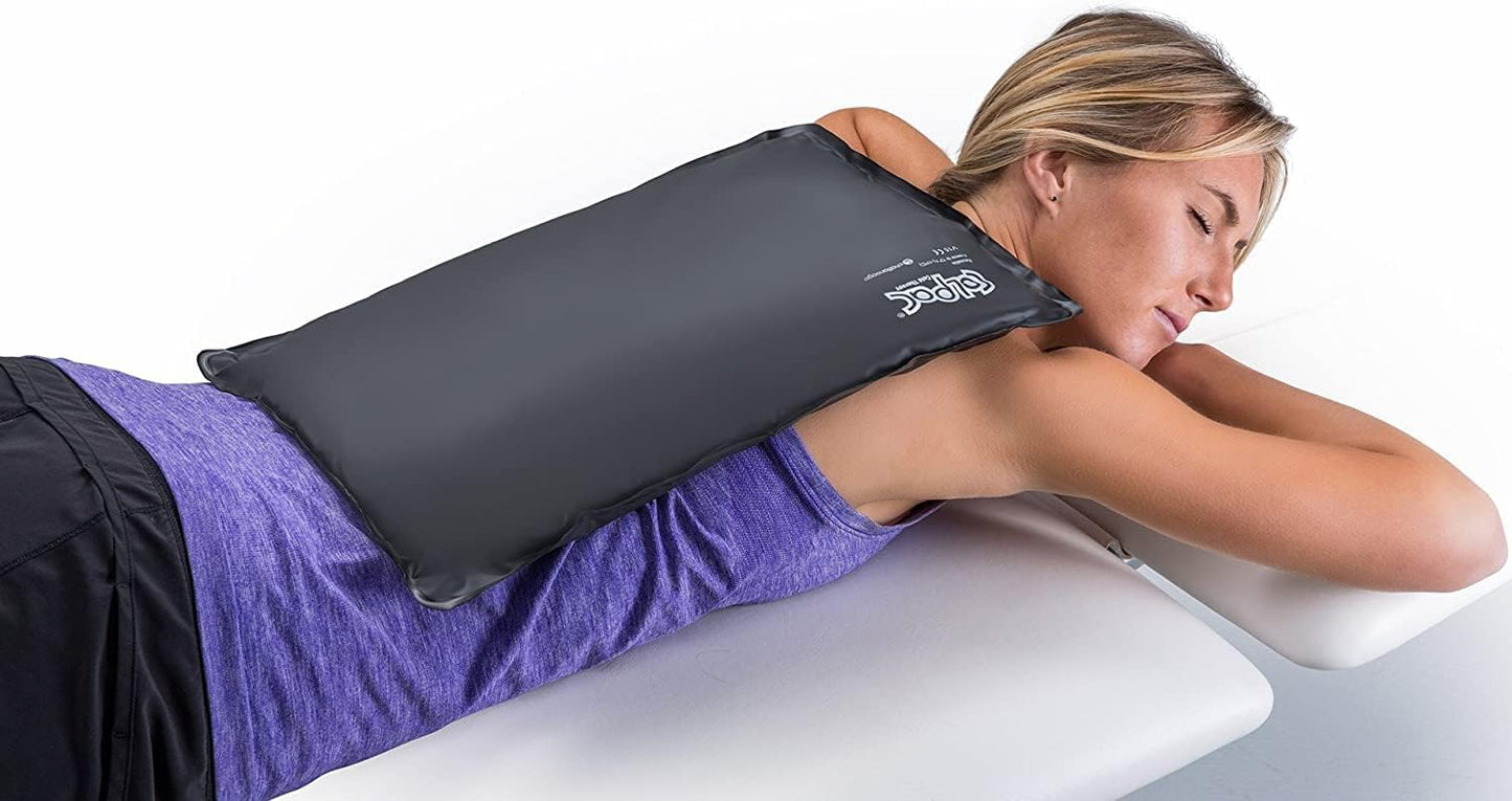 Chattanooga ColPac Reusable Gel Ice Pack Cold Therapy for Knee, Arm, Elbow, Shoulder, Back for Aches, Swelling, Bruises, Sprains, Inflammation (11"x14") - Blue