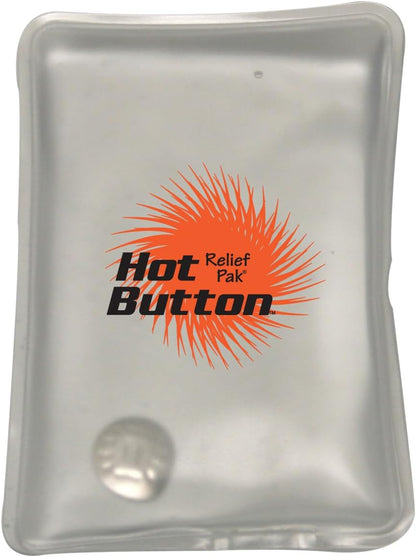 Relief Pak Hot Button Instant Reusable Hot Compress, Neck