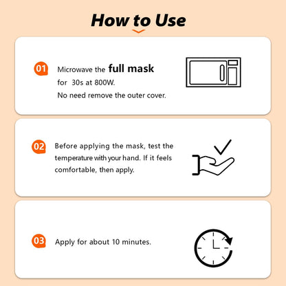 Natural Microwave Heated Eye Mask for Stye Eye Treatment -Moist Heat Warm Compress for Eyes -Premium Silk Eye Mask for Dry Eyes, Sinus, MGD-10 min Heat Therapy -Washable Cover & Adjustable Strap