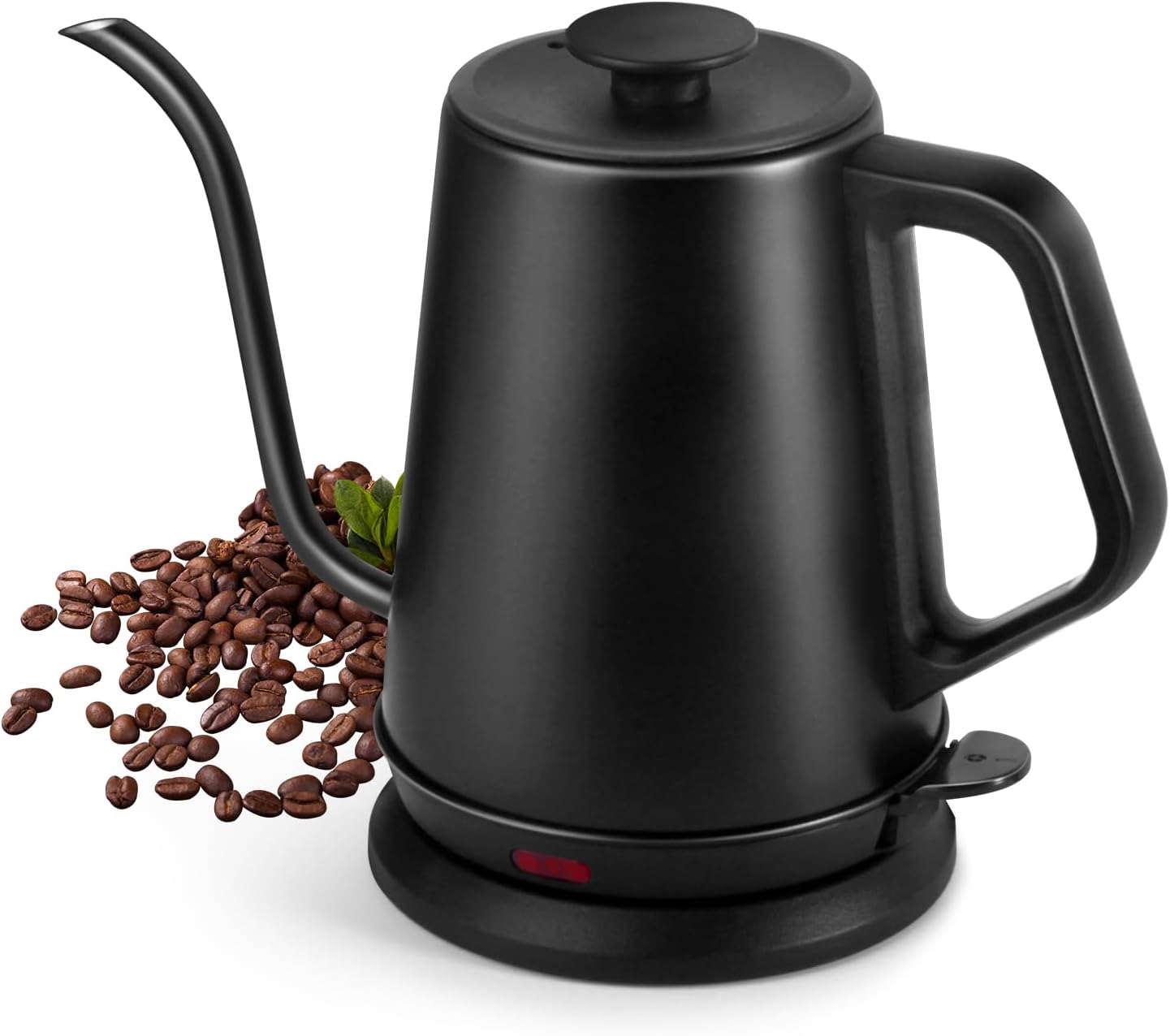 Gooseneck Electric Kettle,Ulcreigo Electric Kettle Temperature Control Tea Kettles for Boiling Water with 5 Variable Presets,Hot Water Boiler Heater for Coffee,304 Stainless Steel Black Color