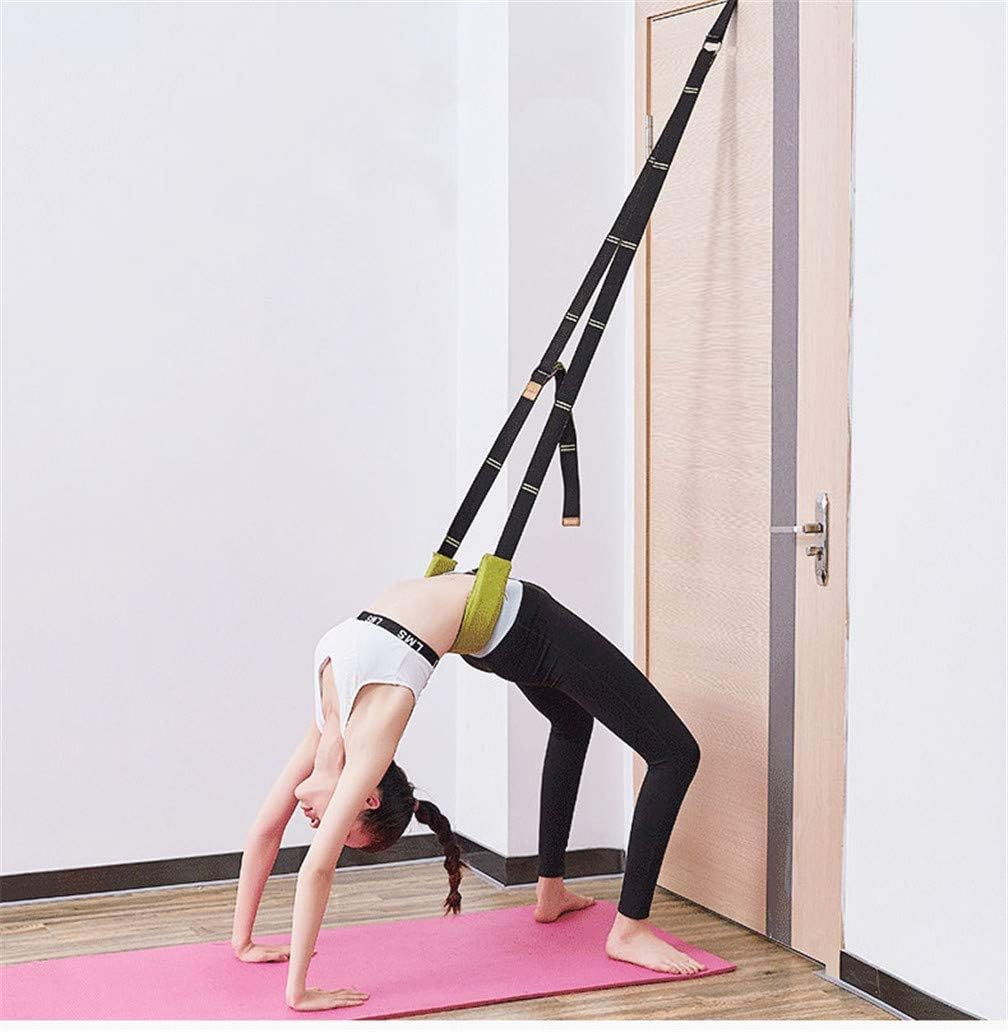 Yoga Fitness Stretching Strap, Door Flexibility Stretching Strap, Improve Leg Waist Back Flexibility Back Bend Assist Trainer, for Rehab Pilates Ballet Dance Cheerleading Splits Gymnastics