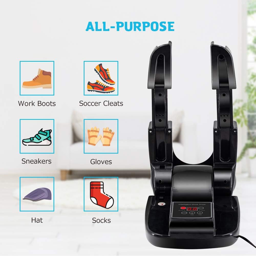 DR.PREPARE Boot Dryer Shoe Dryer Ozone, Glove Dryer & Boot Warmer with Heat Blower for Gloves, Hats, Socks, Ski Boots (Ozone)