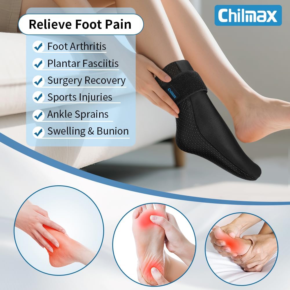 Cooling Sock | Foot Ice Pack Wrap | Cold Therapy Sock for Hot Feet