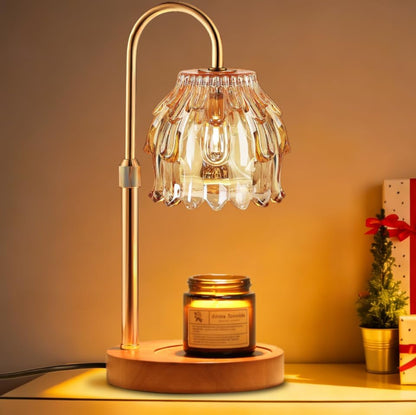 Candle Warmer Lamp with Timer Dimmable Home Decor Birthday Gifts for Women | bedroom decor, New Home House Warming Gifts, Height Adjustable Wax Melt Warmer, Modern Farmhouse Decor for Yankee Candle