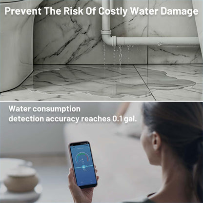 Water Leak Detector Kit for Home, GreenVation 3 Smart WiFi Water Sensor Alarm with App Alerts, 1 Base Station with 100dB Adjustable Alarm, RF 300m/984ft for Basement, Bathroom, Laundry