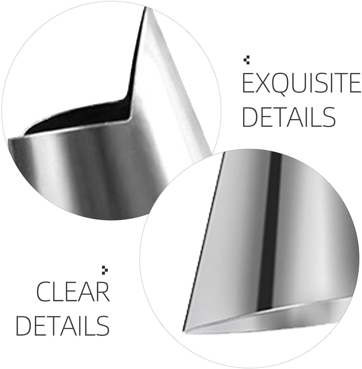 Unomor Nail Guard Set 20pcs Stainless Steel Thumb Guard Peelers Finger Guard for Dicing Kitchen Tools