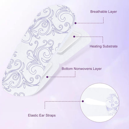 XPCARE 72 Pack Steam Eye Mask Disposable for Dry Eyes Cornea Care-Lavender