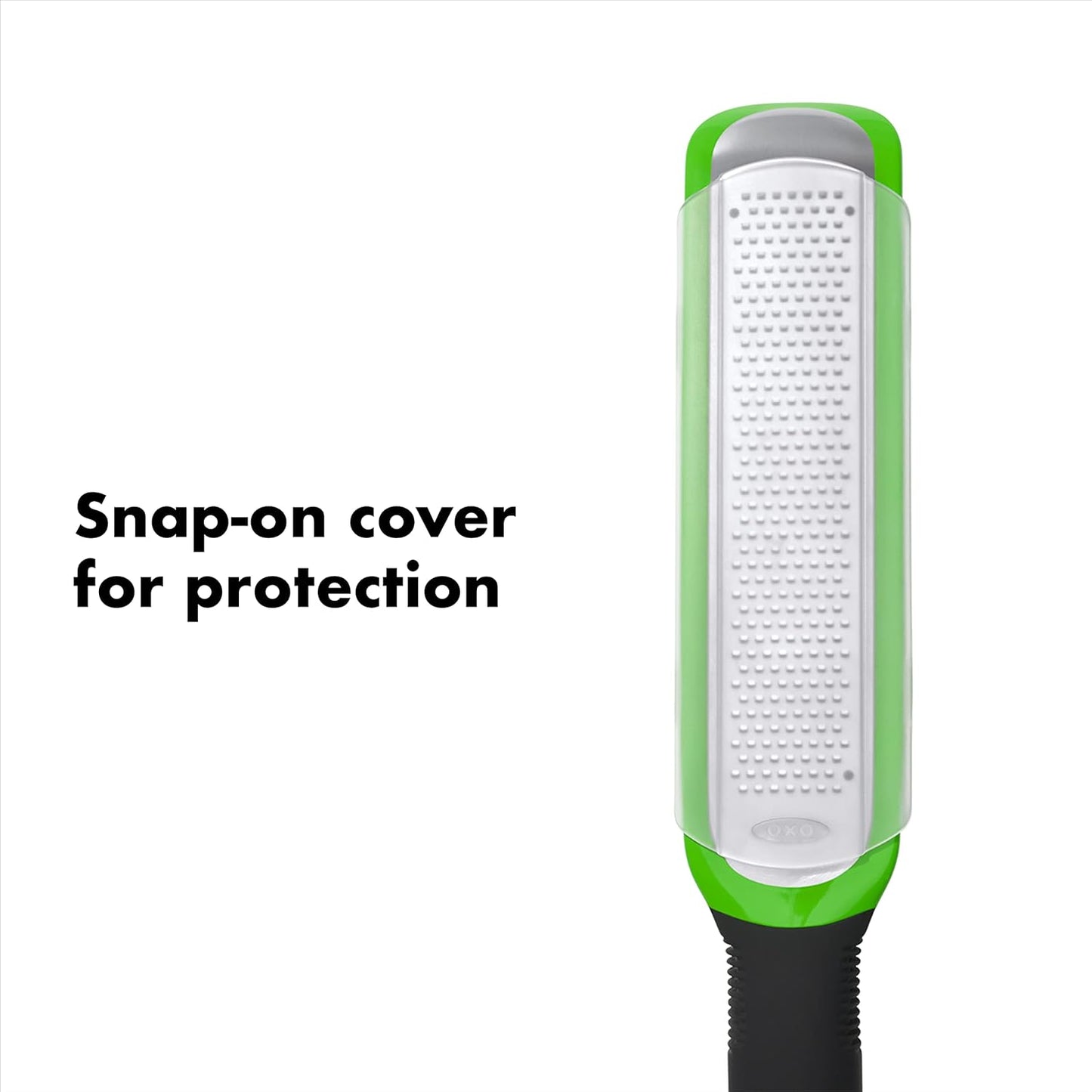 OXO Good Grips Etched Coarse Grater with Handle, Orange | Coarse Kitchen Grater, Sharp Etched Teeth, Non-Slip Handle, Hard Cheese, Vegetables, Chocolate, Easy Grip