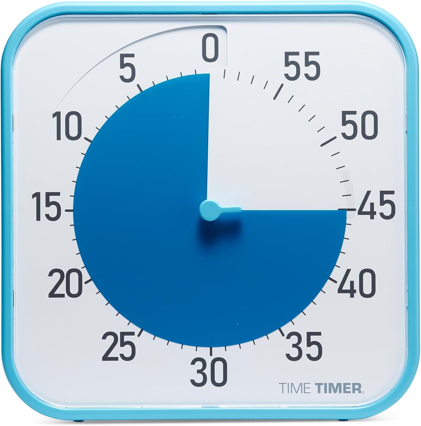 TIME TIMER 12 inch Visual Timer 60 Minute Kids Desk Countdown Clock with Dry Erase Activity Card, Also Magnetic for Classroom, Homeschooling Study Tool, Task Reminder, Home and Kitchen Timer