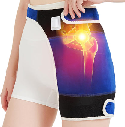 Cordless Leg Massager for Circulation and Pain Relief - 5000mAh Portable Heating Pad for Leg and Calf with 3-Level Vibration Massage, 104-140℉ Adjustable Temperature & 30/45/60 Min Timer