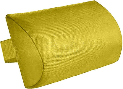 Chaise Lounge Neck Support Pillow with Adjustable Strap,Ergonomic Headrest Pillow Portable Bolster Cushion for Patio Backyard Beach Pool Garden Recliner (Black)