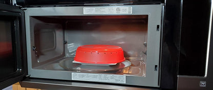 Rock 4 Pack of Microwave Plate Bowl Splatter Cover. Keep Your Microwave Clean While Heating Messy Items with Vented, Colorful Lids! (4100)