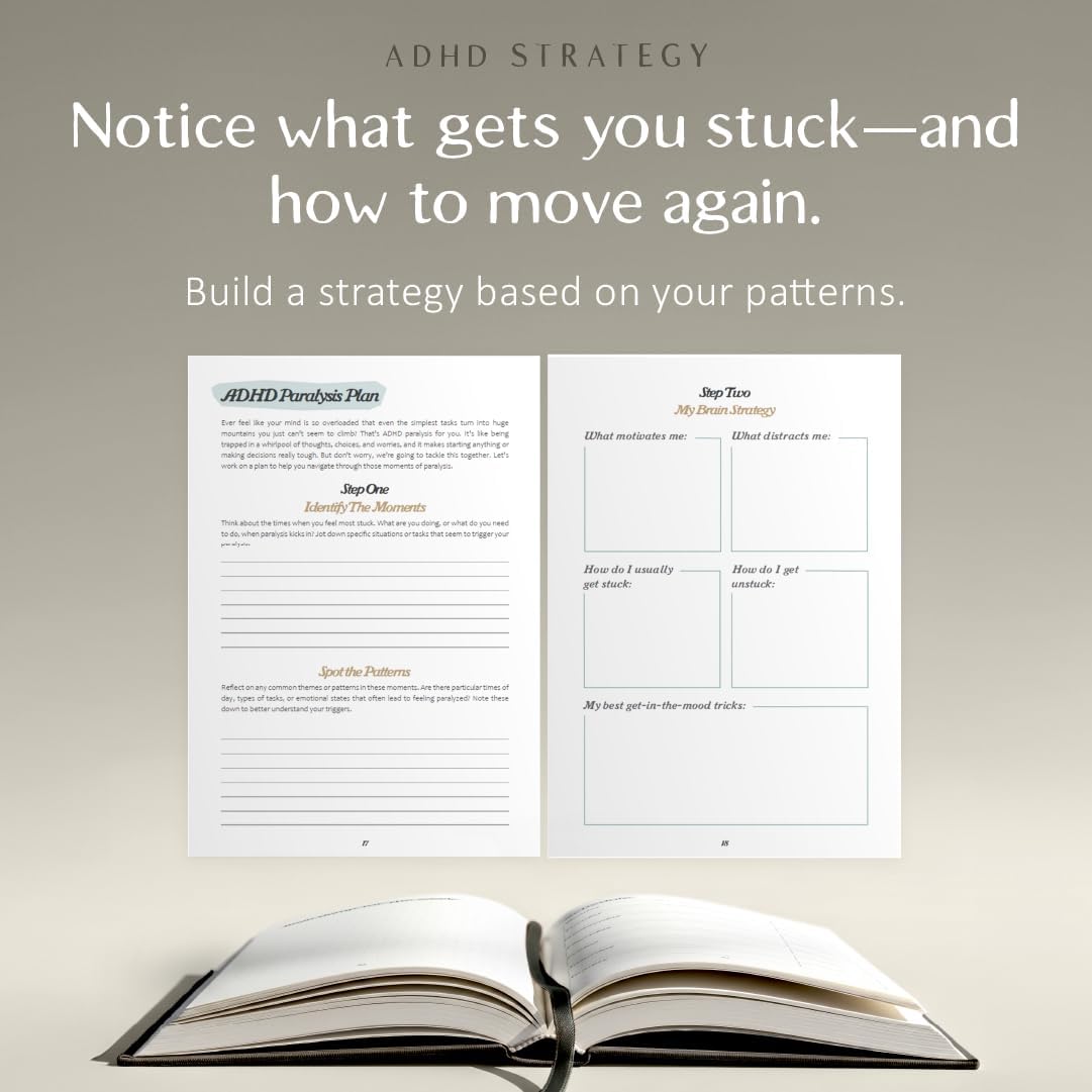 The ADHD Planner for Adults - Undated Daily & Weekly ADHD Journal for Disorganized People, 90 Days - Habit Tracker, Record Emotions & Mood - Academic Goals - Structure & Focus for Adults Brains