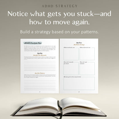 The ADHD Planner for Adults - Undated Daily & Weekly ADHD Journal for Disorganized People, 90 Days - Habit Tracker, Record Emotions & Mood - Academic Goals - Structure & Focus for Adults Brains
