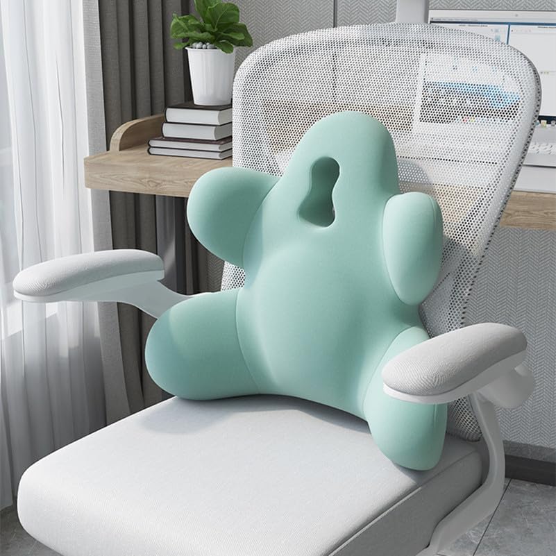 Lumbar Support Pillow for Office Chair, Back Support Pillow for Car, Chair | Office Chair Back Support Improve Lower Back Pain Relief & Sitting Posture, Memory Foam Back Cushion for Long Sitting