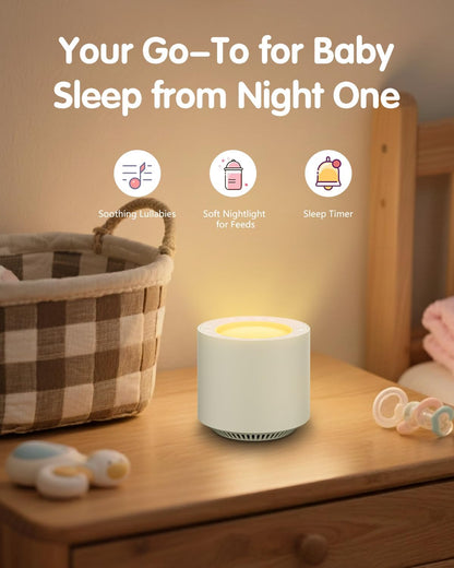 Red Light Therapy White Noise Sleep Sound Machine for Baby