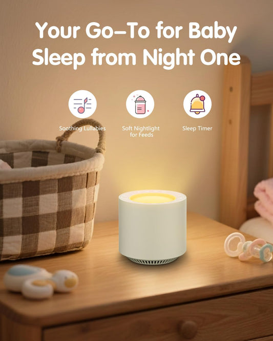 Red Light Therapy White Noise Sleep Sound Machine for Baby