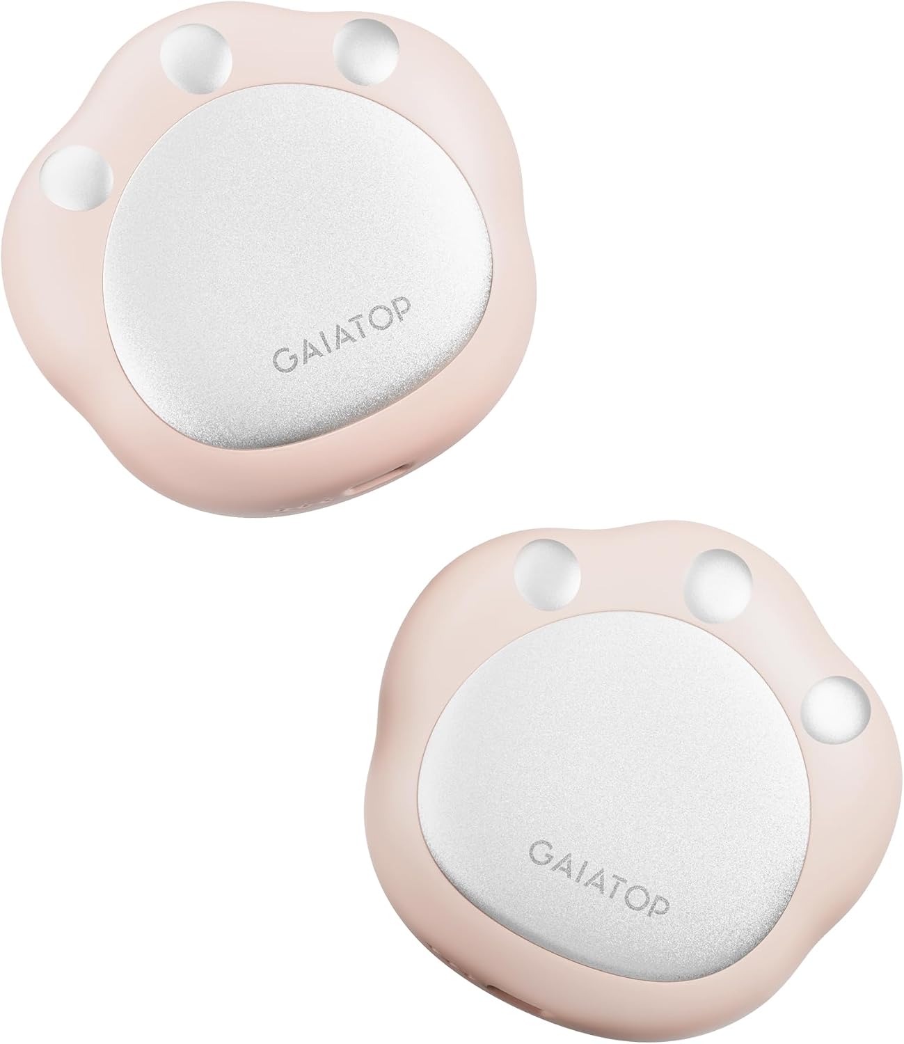 Gaiatop Hand Warmers Rechargeable, 2 Pack Pocket Warmer Cute Cat Paw | Magnetic, 3 Levels, Reusable Portable Electric Heater, Travel Essentials, Stocking Stuffers, Gifts for Women, Men, Cat Lover