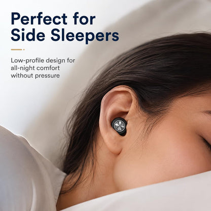 HEKKE 45dB Ear Plugs for Sleeping, Soft Silicone for Side Sleepers, 4 Sizes | Reusable soft silicone with XS/S/M/L sizes for side sleepers, concerts, flights and hotels; carrying case included.