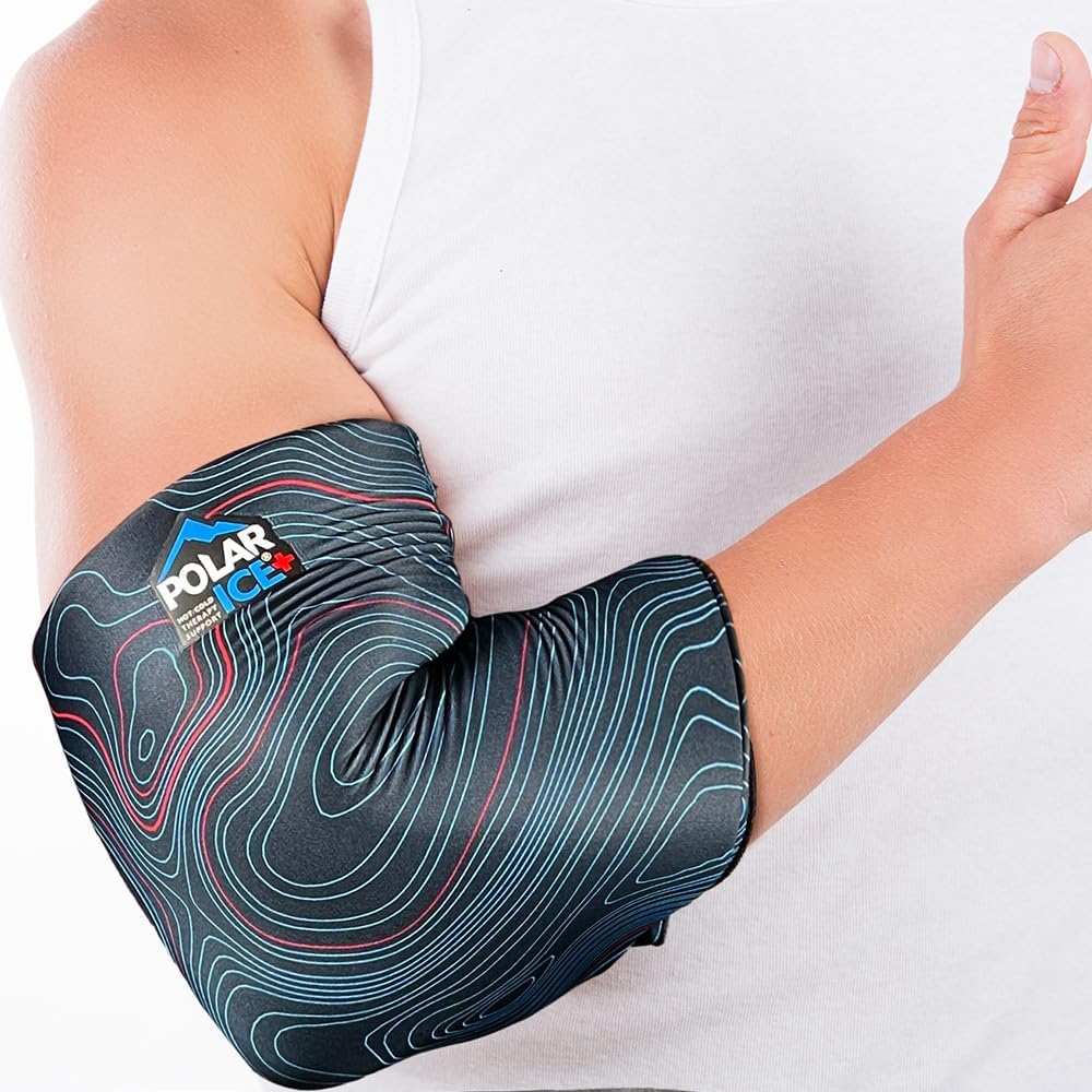 Brownmed Polar Ice Hot/Cold Therapy Sleeve, Soft Gel Lining, Small/Medium