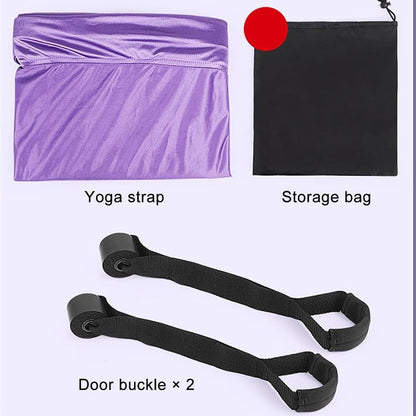 Aerial Yoga Rope for Door,Yoga Door Swing,Leg Stretcher Strap | Stretching Strap,Backbend Training Rope, Flexibility Trainer Stretching Equipment Assist Stretch for Gymnastics