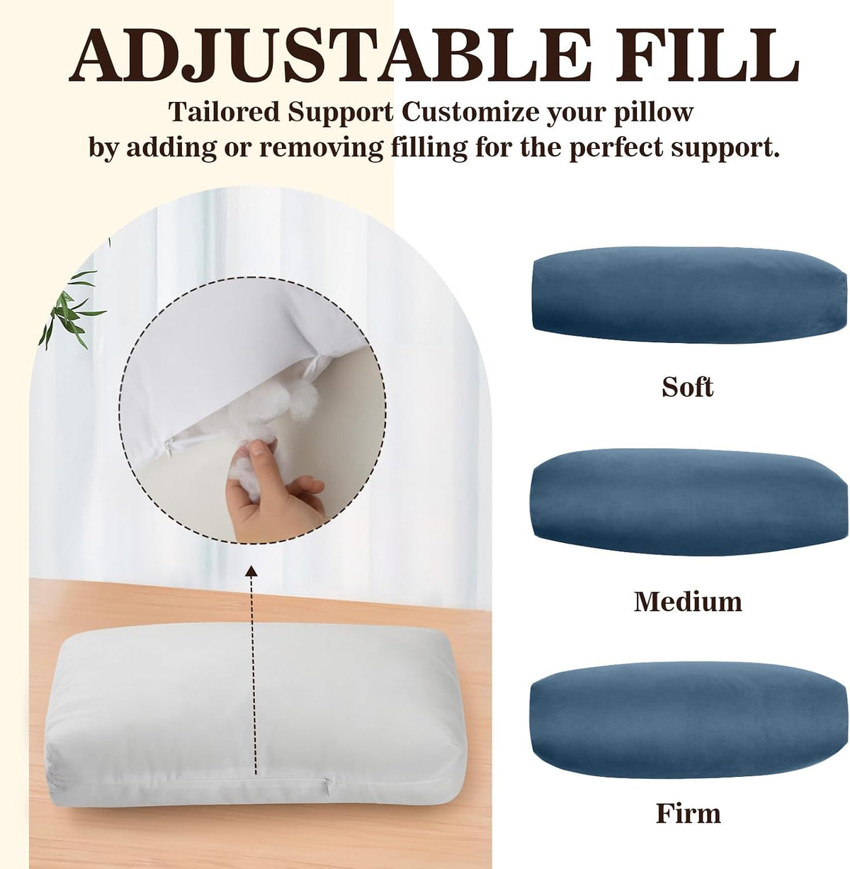 Recliner Headrest Pillow, Adjustable Comfort Neck & Head Support Pillow
