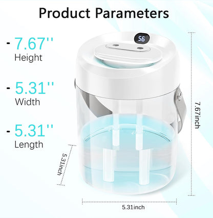 Humidifiers for Bedroom, 2.0L Cool Mist Humidifier for Plants & Home