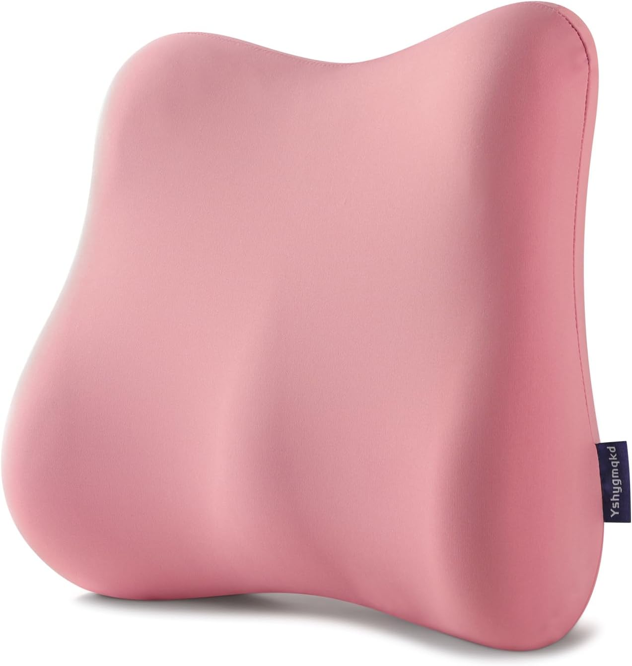 Lumbar Support Pillow for Office Chair Memory Foam Lumbar Cushion with Removable Cover Soft Back Support Pillow Suitable for Car, Couch, Gaming, Dark Blue