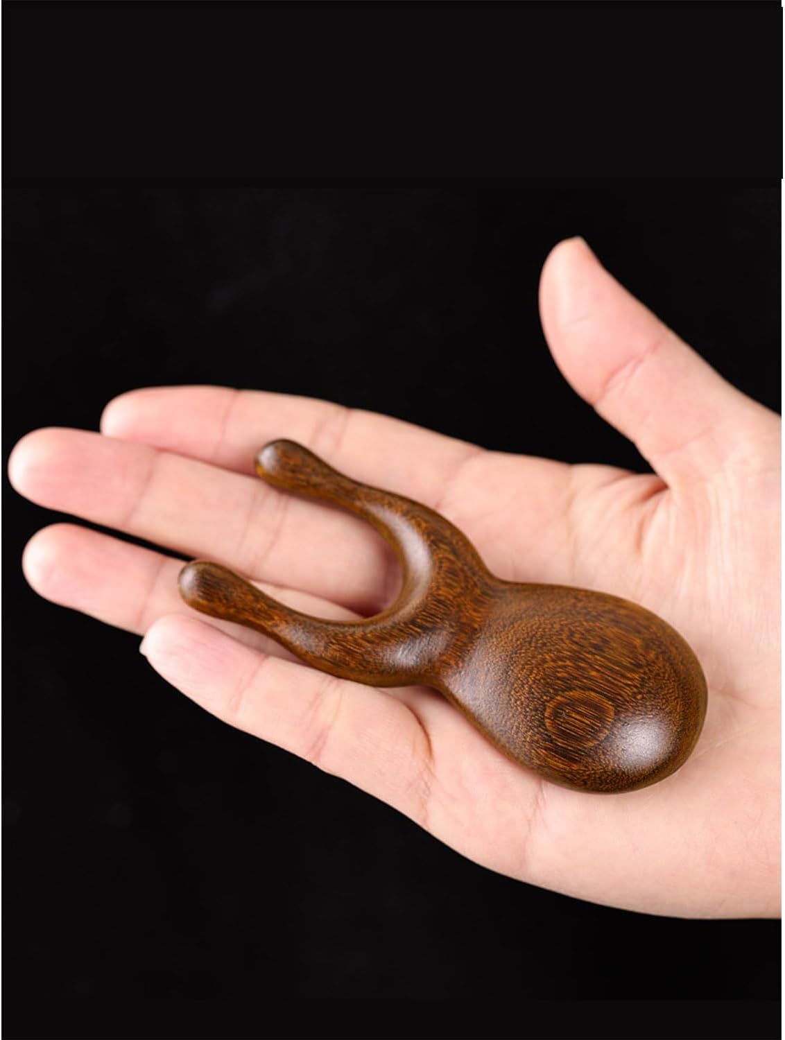 OULIGET Wooden Trigger Point Massage Tool,Spider Shape 5 Legs Massager,Scalp Massager Scraping Tool for Back,Neck,Shoulder and More
