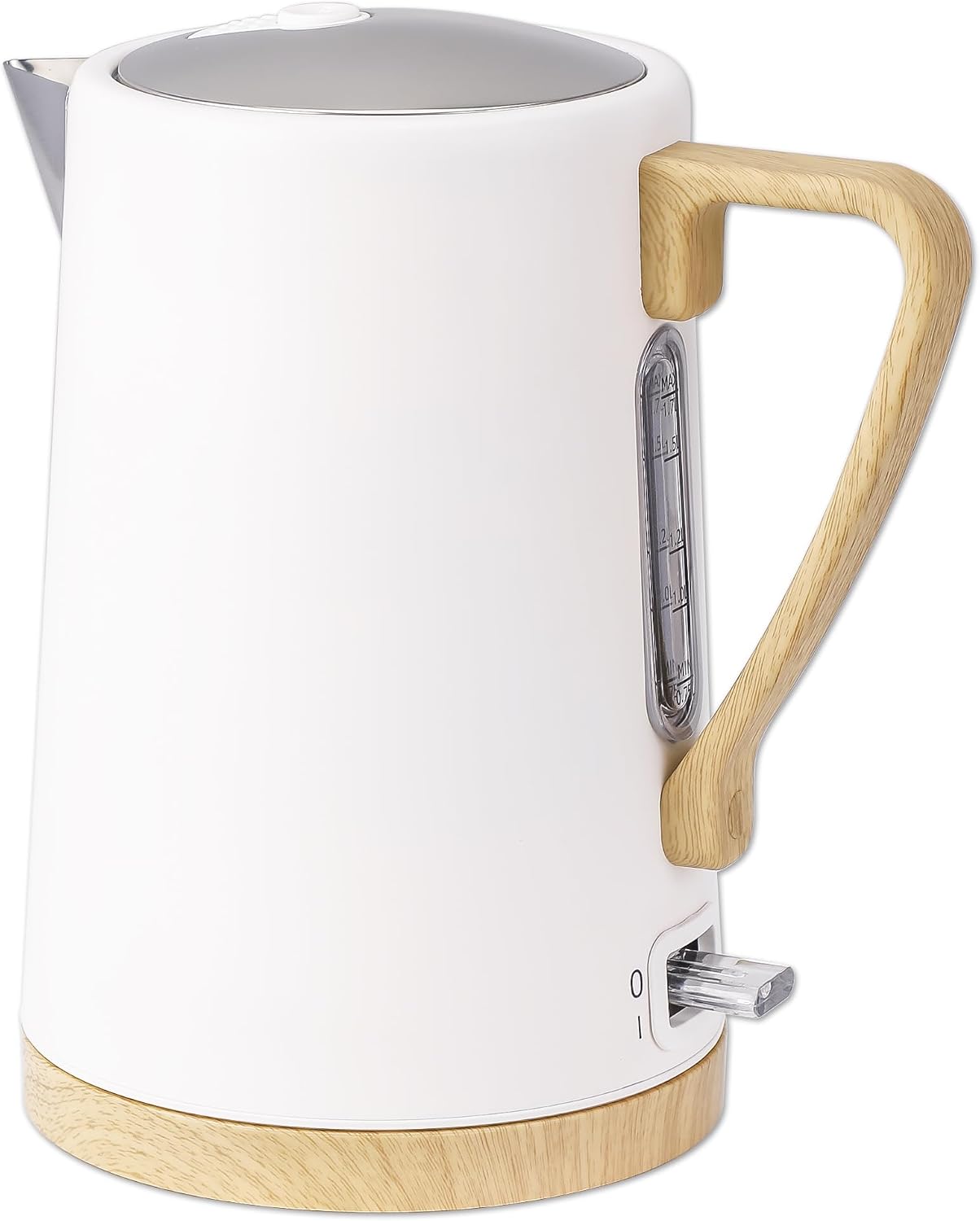 1.0L 1500W Gooseneck Electric Kettle - Stainless Steel Interior - Rapid-Boil - Auto Shut-Off, Boil-Dry Protection, Temperature Control, LED Indicator - Black by The Display Guys