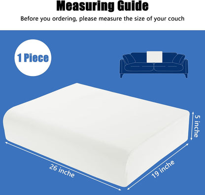 ROYALAY High Density Foam Couch Back Cushions Replacement Back Pillow Sofa Waist Cushion Stuffing Fill Supportive Back Pillow 1 Pack, Supportive Lumbar Support Pillow for Sofa, Couch-32 x18