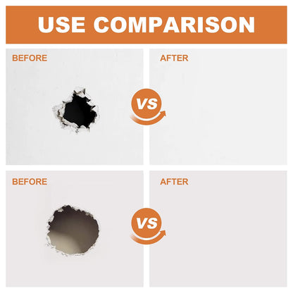 Drywall Repair Kit, 2-Pack Wall Mending Agent, Wall Spackle with Tools | Includes Scraper and Sandpaper. For Wall Surface Hole Fill, Quick And Easy Solution.