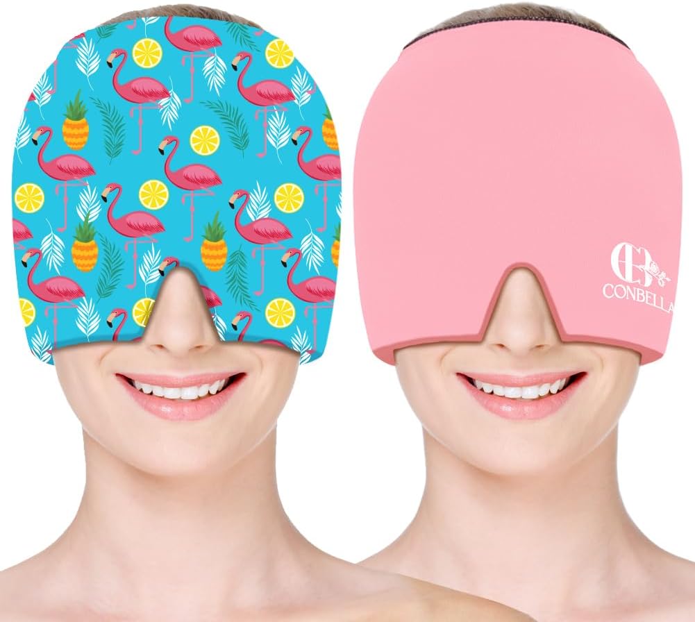 Migraine Relief Cap, Soothing Headache Ice Face Mask Products