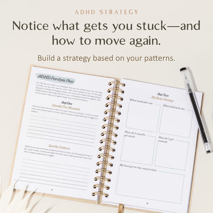 The ADHD Planner for Adults - Undated Daily & Weekly ADHD Journal for Disorganized People, 90 Days - Habit Tracker, Record Emotions & Mood - Academic Goals - Structure & Focus for Adults Brains