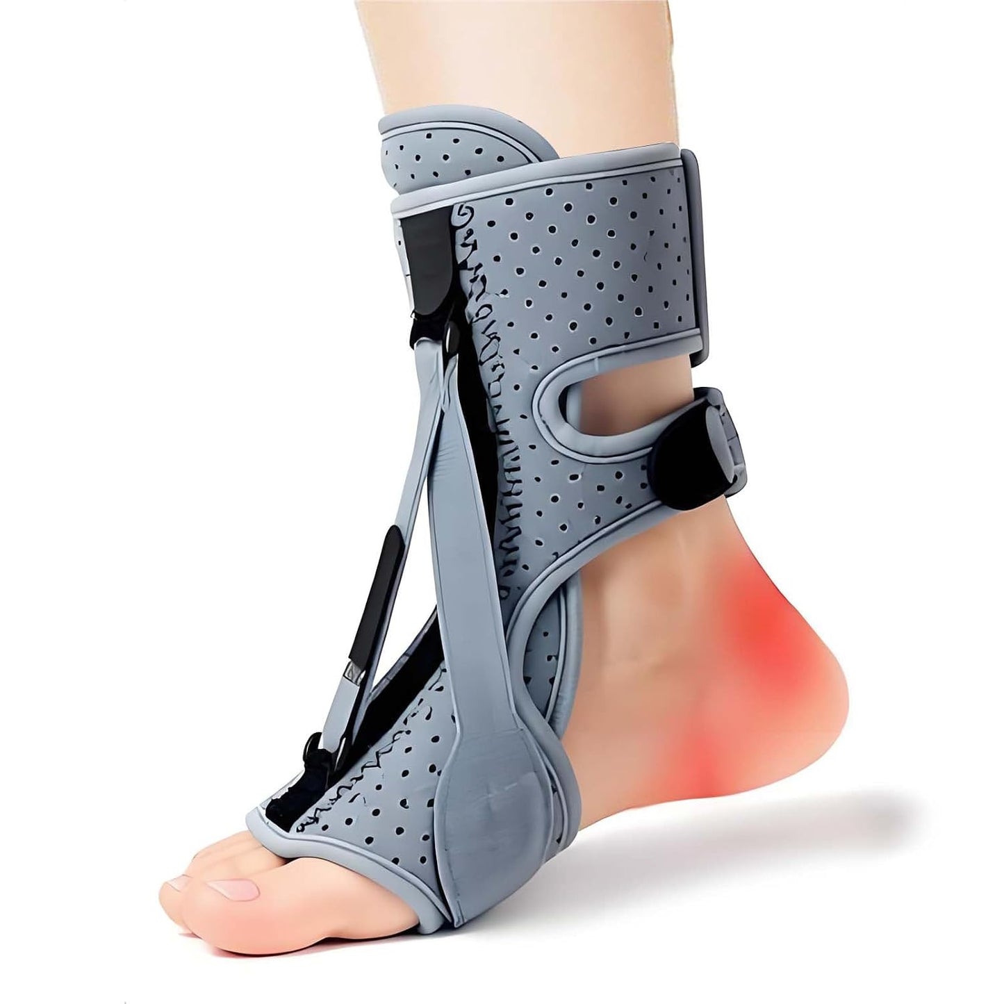 2026 Upgrade Plantar Fasciitis Night Splint for Men Women, Adjustable Achilles Tendonitis Brace Relief Foot Drop Brace for Sleeping, Heel Spur Calf Stretcher Dorsal Support Boot