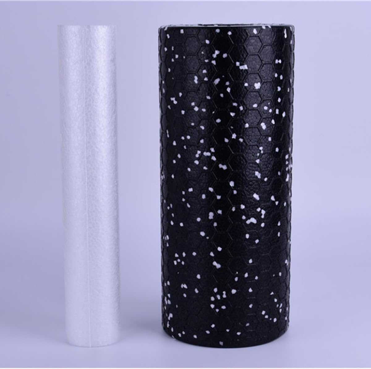 DOITOOL Firm Yoga Column Foam Roller 2pcs Eva Muscle Roller Stick for Trigger Point Massage and Muscle Relaxation, Portable Fitness Massage Tool for Men and Women