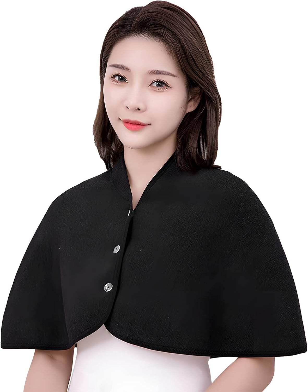 haozaikeji Women Thermal Shoulder Wraps Shoulder Support Warmer Heat Shawl Elderly Pregnant Warm Cape Pain Relief Arthritis
