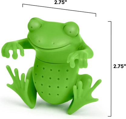 Genuine Fred RELAXOLOTL Tea Infuser, Cute Axolotl Design, For Loose Leaf Tea, Flexible, Easy to Clean Silicone, Fun Gift for Tea Lovers, Clever Kitchen Gadget