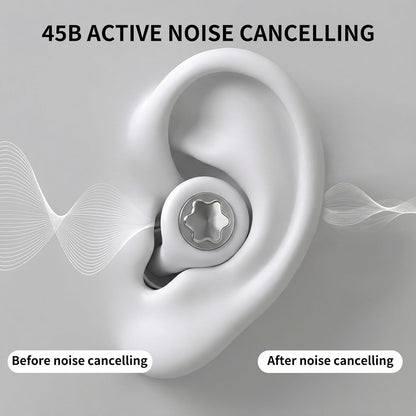 Ear Plugs for Sleeping 45DB Noise Cancelling: Ultra-Comfy Reusable Noise-Reducing Earplugs for Sleeping & Travel & Work Hearing Protection Earbuds with 8 Tips(XS,S, M, L Size)