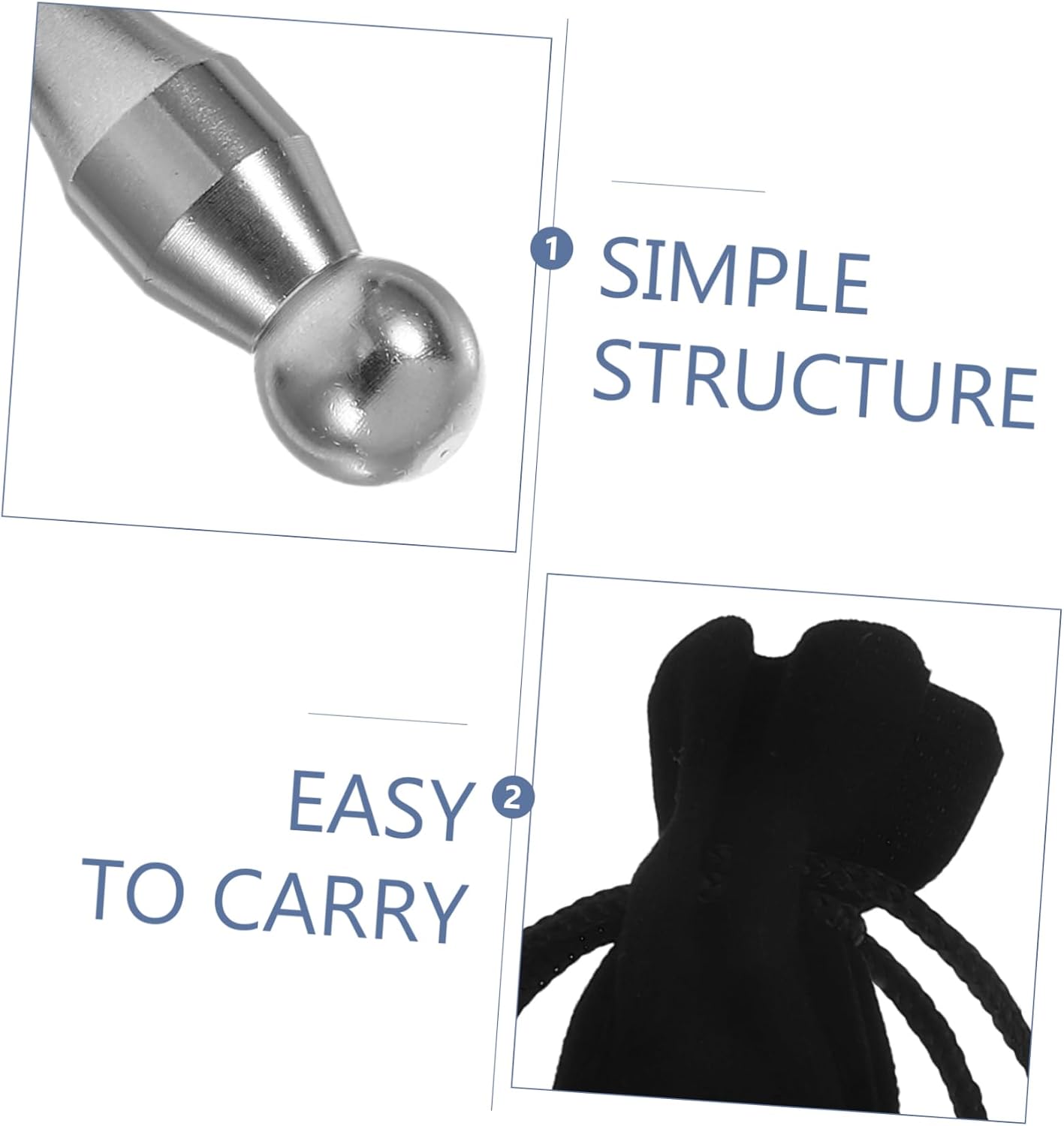Fascia Tool Trigger Stainless Steel for Face Neck Back Legs Manual Massage Stick