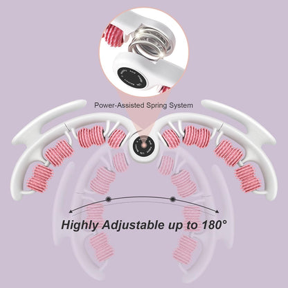 COSTWELL Cellulite Massager, Cellulite Remover Muscle Roller,360° Deep Tissue Massager for Leg, Neck,Calves, Arm,Thighs, Back,Manual Massager Foam Roller Fascia Massage Tool for Muscle Relieve. (Pink)