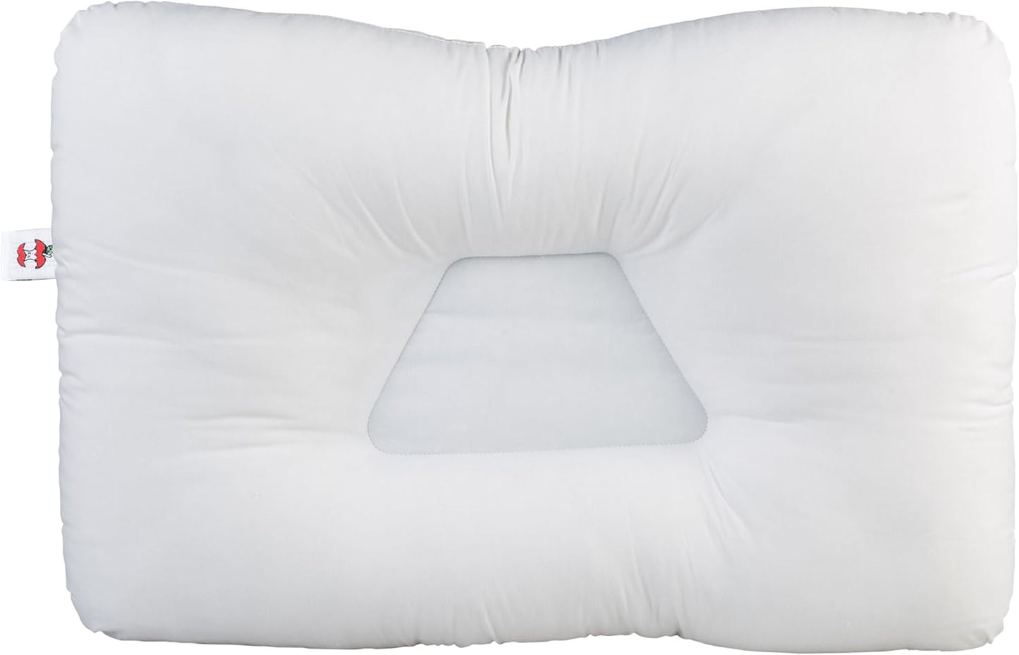 Tri-Core Ergonomic Cervical Pillow Neck Pain Relief Petite WH Firm | Contoured cervical pillow supports spinal alignment for side and back sleepers to promote neck comfort and restful sleep.
