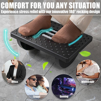 CasaZenith Foot Rest Under Desk at Work, Foot Stools for Under Office Desk