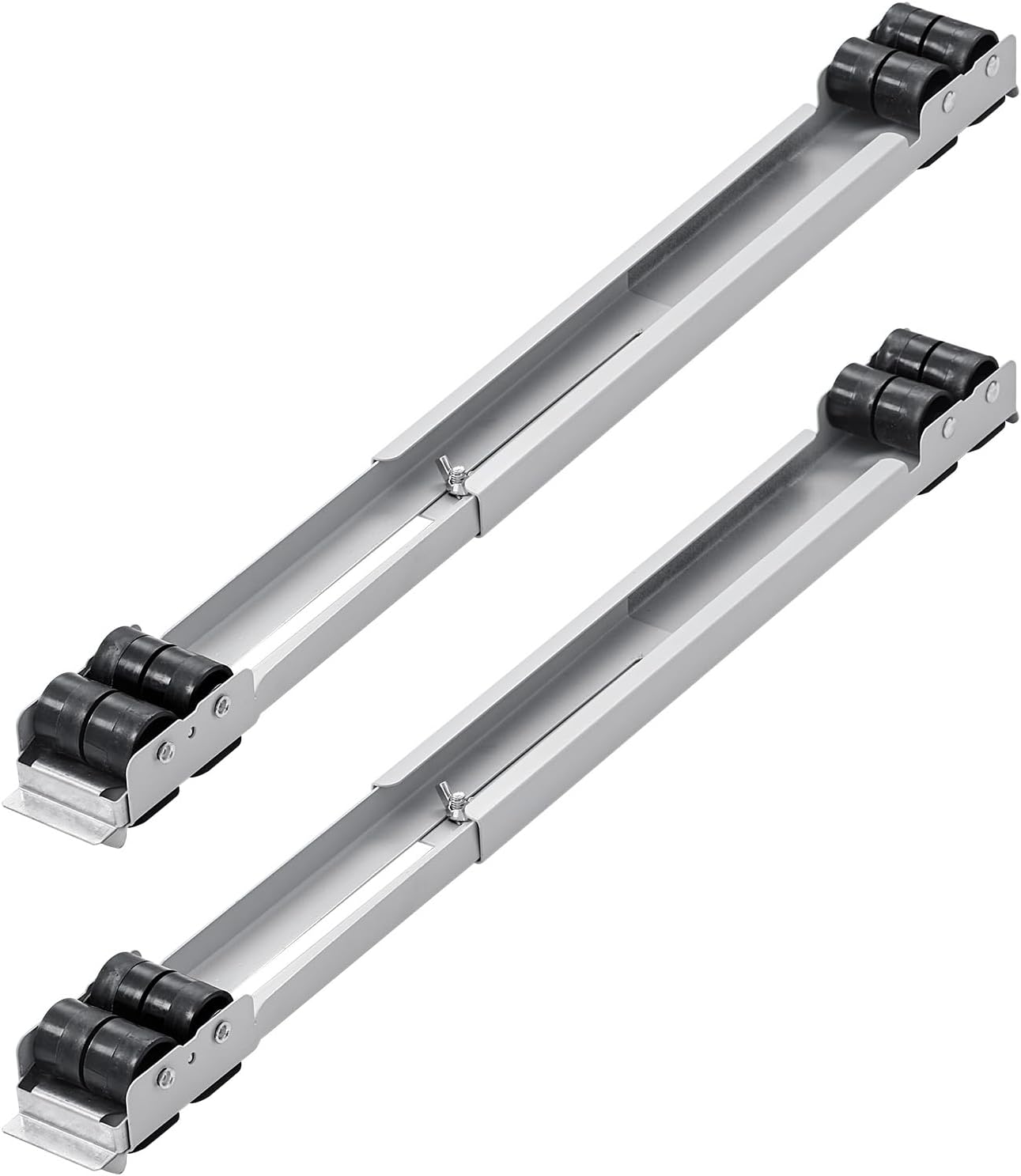 VEVOR Appliance Rollers Heavy Duty, Extendable Appliance Rollers Mobile Washing Machine Base, Mini Fridge Stand Moving Cart for Refrigerators, Dryers, Dishwashers, White