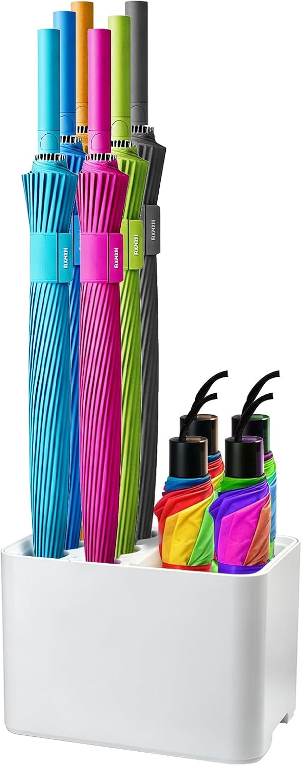 Umbrella Stand Rack Umbrella Holder with Drip Tray for Entryway Corner Home Office Decor Space Saving Organizer Stored 10 Umbrellas