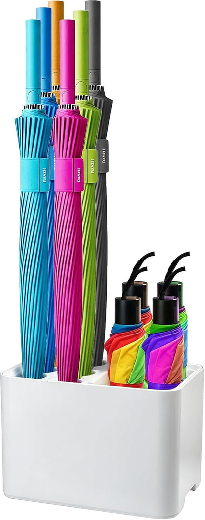 Umbrella Stand Rack Umbrella Holder with Drip Tray for Entryway Corner Home Office Decor Space Saving Organizer Stored 10 Umbrellas