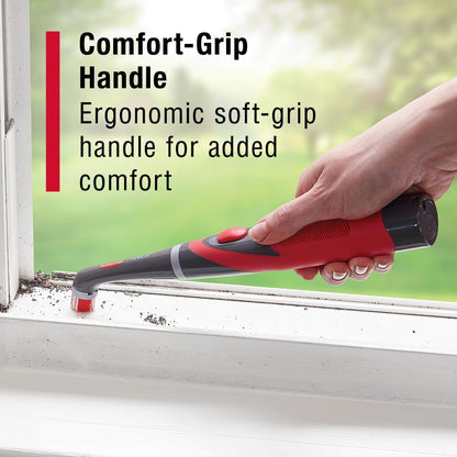 Rubbermaid Reveal Power Scrubber with Multi-Purpose & Grout Head, Cordless Electric Battery Powered Scrub Brush, Water Resistant, for Home/Kitchen/Bathroom/Grout/Tile/Shower/Tub